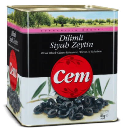 Dilimli Siyah Zeytin