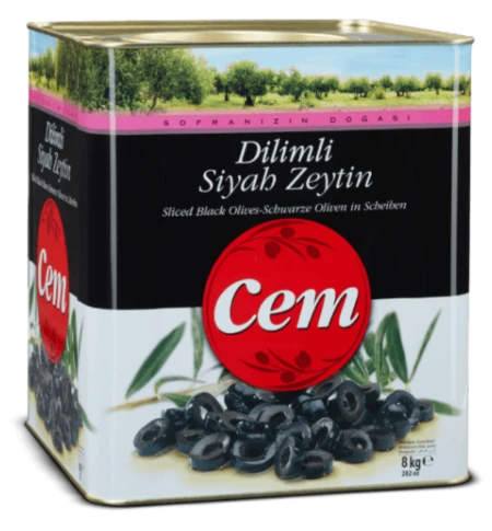 Dilimli Siyah Zeytin