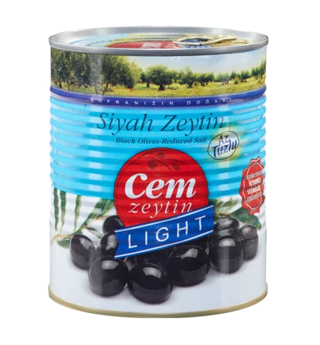 Light Salamura Siyah Zeytin 400gr. Teneke