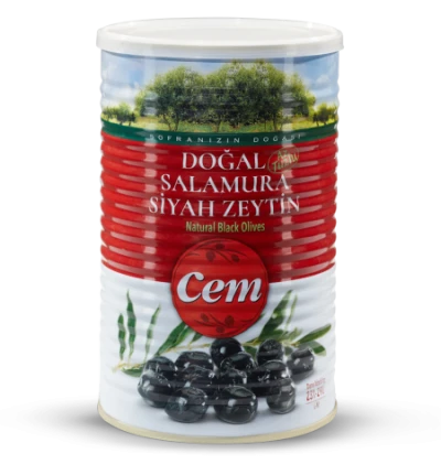 Az Tuzlu Doğal Salamura Siyah Zeytin 800gr.