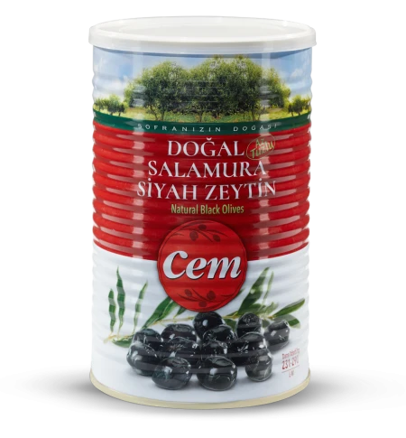 Az Tuzlu Doğal Salamura Siyah Zeytin 800gr.