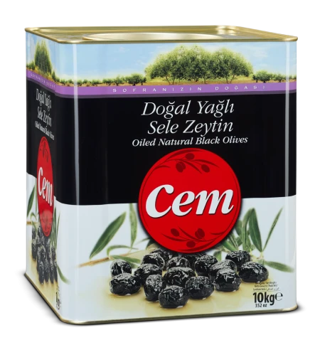 Doğal Kuru Sele Siyah Zeytin 10kg.