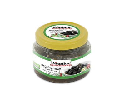 Sofralık Doğal Baharatlı Siyah Zeytin