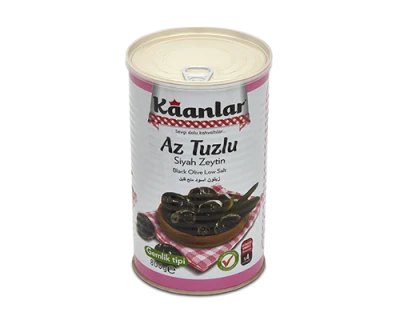 Doğal Salamura Az Tuzlu Siyah Zeytin